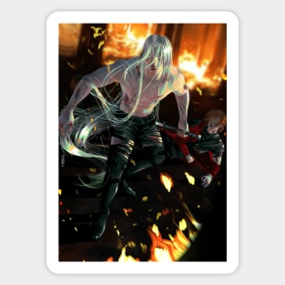 Sephiroth battlefield Sticker